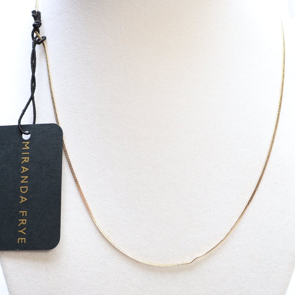 Miranda Frye Gold Plated Chain Necklace $156 NWT READ AD!